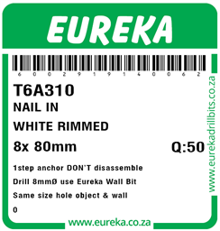 T6A310 - White Rimmed -T6A310_Label_T